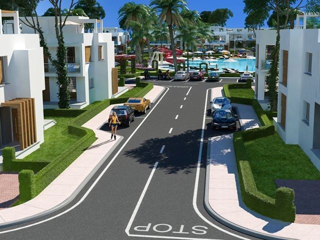 A CAR GIFT FOR EVERYONE WHO BUYS A HOUSE.. 1+1 APARTMENTS FOR SALE IN OUR BEACHFRONT PROJECT HABIBE ÇETIN 05338547005 ** 