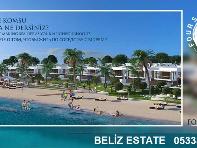 A CAR GIFT FOR EVERYONE WHO BUYS A HOUSE.. 1+1 APARTMENTS FOR SALE IN OUR BEACHFRONT PROJECT HABIBE ÇETIN 05338547005 ** 