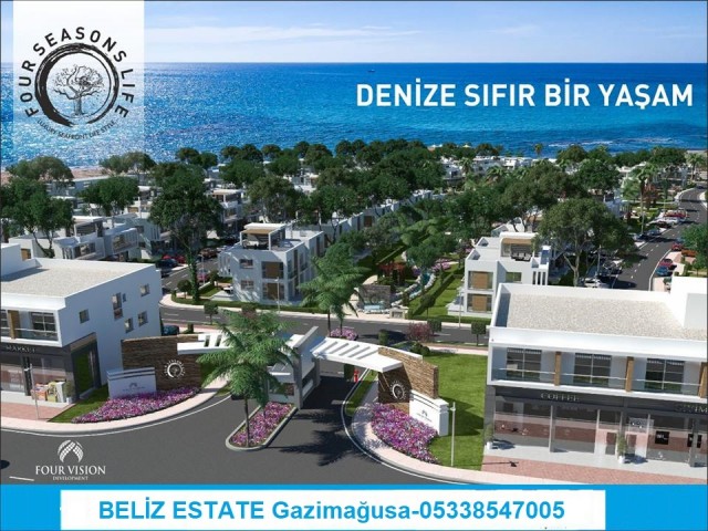 A CAR GIFT FOR EVERYONE WHO BUYS A HOUSE.. 1+1 APARTMENTS FOR SALE IN OUR BEACHFRONT PROJECT HABIBE ÇETIN 05338547005 ** 