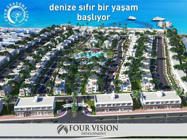 A CAR GIFT FOR EVERYONE WHO BUYS A HOUSE.. 1+1 APARTMENTS FOR SALE IN OUR BEACHFRONT PROJECT HABIBE ÇETIN 05338547005 ** 