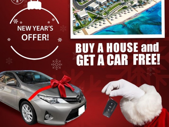 A CAR GIFT FOR EVERYONE WHO BUYS A HOUSE.. 1+1 APARTMENTS FOR SALE IN OUR BEACHFRONT PROJECT HABIBE ÇETIN 05338547005 ** 