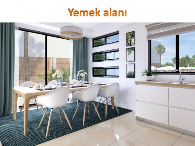 2+1 apartments for sale in yenibogaz, Famagusta, where green blends into blue -Habibe Cetin 05338547005 ** 