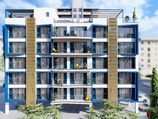 2 + 1 Apartments for Sale in our project where you will have a four-season holiday in the Iskele Longbeach Area ** 