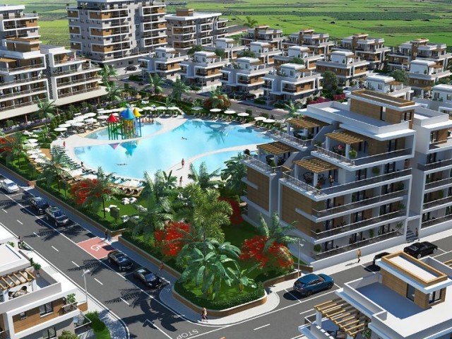 Address of Peace and Happiness 1 + 1 Apartments for Sale in a Magnificent Project on Iskele Longbeach Habibe Çetin +905338547005 ** 