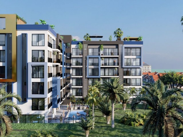 İskele Longbeachte Deniz Manzaralı Yeni Projede Satılık lüks 1+1 Daireler Habibe Çetin 05338547005 