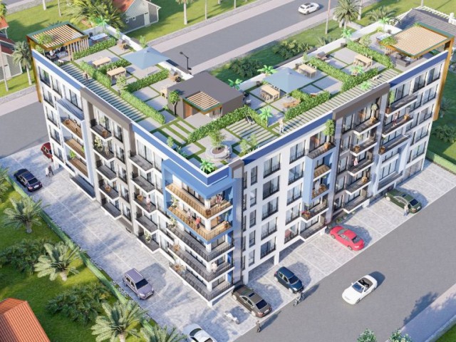 İskele Longbeachte Deniz Manzaralı Yeni Projede Satılık lüks 1+1 Daireler Habibe Çetin 05338547005 