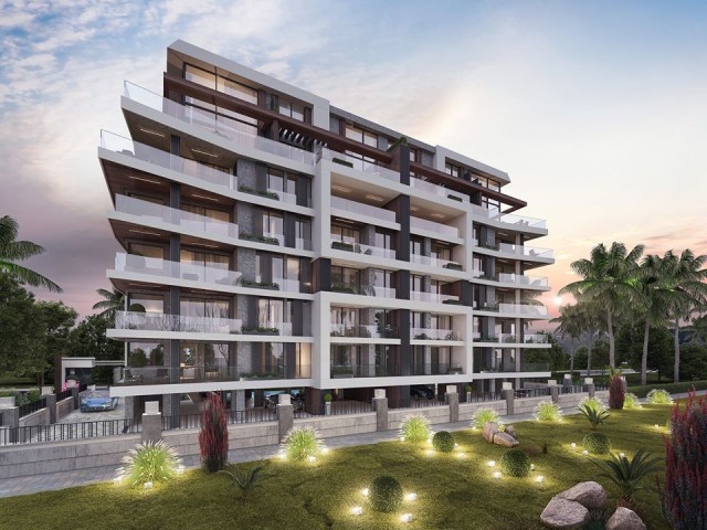 2+1 Wohnungen zum Verkauf in einem neuen Projekt in der Nähe des Meeres in Nordzypern Pier Longbeachte ** 