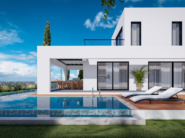 Majestic Elegance Project 4+1 Duplex Luxury Villas For Sale In Famagusta Yenibogazici Region ** 