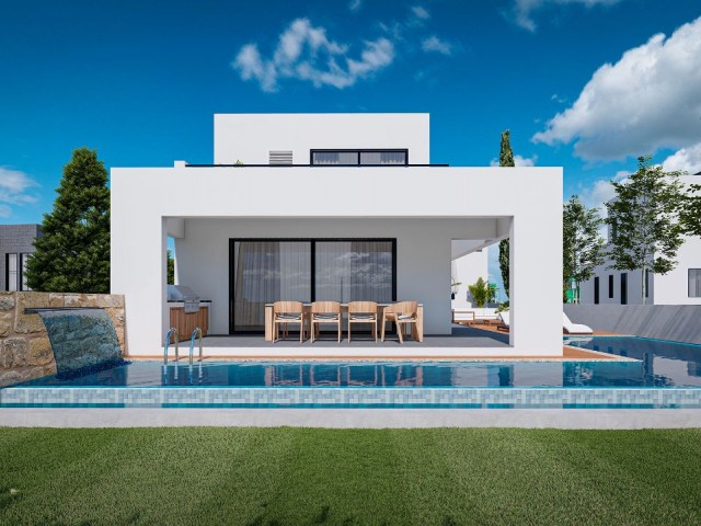 Majestic Elegance Project 4+1 Duplex Luxury Villas For Sale In Famagusta Yenibogazici Region ** 