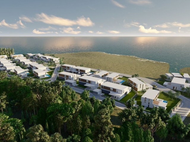 Kyrenia Chatalköy deultra Luxus villa Projekt 4 + 1 Habibe Cetin 05338547005 ** 