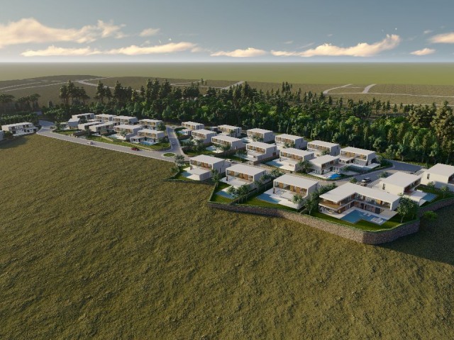 Kyrenia Chatalköy deultra Luxus villa Projekt 4 + 1 Habibe Cetin 05338547005 ** 
