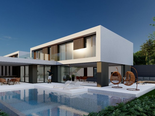 Kyrenia Chatalköy deultra Luxus villa Projekt 4 + 1 Habibe Cetin 05338547005 ** 