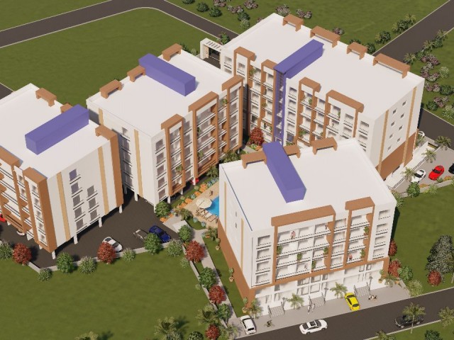 2+1 flat for sale in a complex with a launch pool, a first in Famagusta Çanakkale region, HABİBE ÇETİN 05488547005