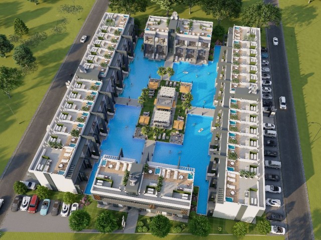 1+1 loft flat with launch prices in Iskele Loungbeach area Habibe ÇETİN 05488547005