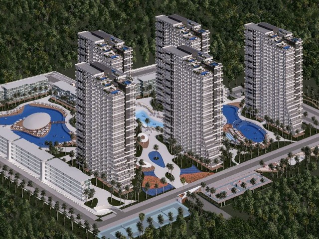 Wir bieten einen 7-Sterne-Lebensstil in der Region İskele Loungbeach. Luxuriöse 1+1-Residenz zum Verkauf aus dem Projekt, in dem Sie mehr als 22.000 m2 Poolfläche, über 90.000 m2 Grünfläche, einen Infinity-Pool und alles, was Sie in den Einrichtungen von AYŞE benötigen, haben werden KEŞ 05488547006