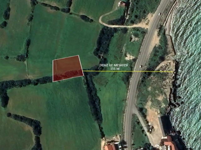 150 Meters to the Sea! Excellent Land Opportunity for 95000GBP in Yenierenköy!