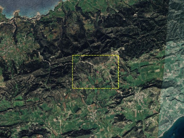 7.970m² Turkish Made Opportunity Land Suitable for Investment on the Southern Front of Sipahi Village!