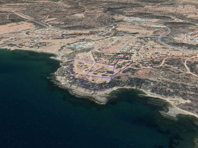 فرصت سرمایه گذاری در کنار ساحل: 20 هکتار از 2 زمین اولک در TRNC/Kyrenia!