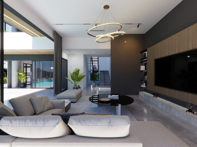 5 x 4 bedroom luxury villas with private pool in Edremit
