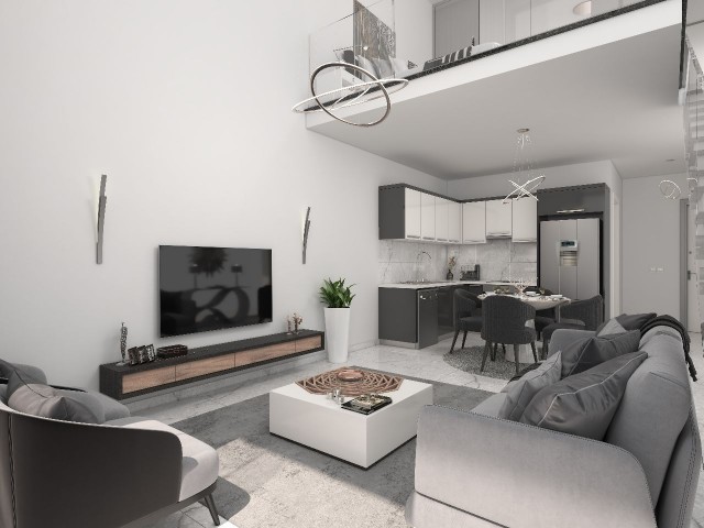 Satıılık 1+1 Loft Daireler - Girne, Esentepe