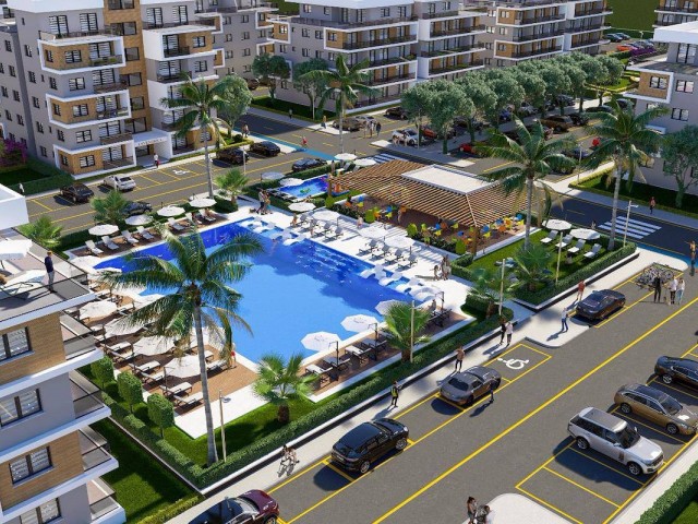 آپارتمان 2+1 برای فروش در Famagusta Geçitkale (با طرح های پرداخت انعطاف پذیر)