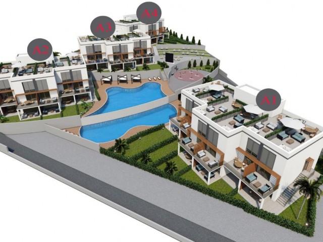 2+1 apartment for sale in the new Vikingen Sunset project