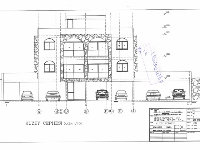 Project with 7x 2+1 flats in Lapta, all permits received and approved, 90% planning permission, Turk