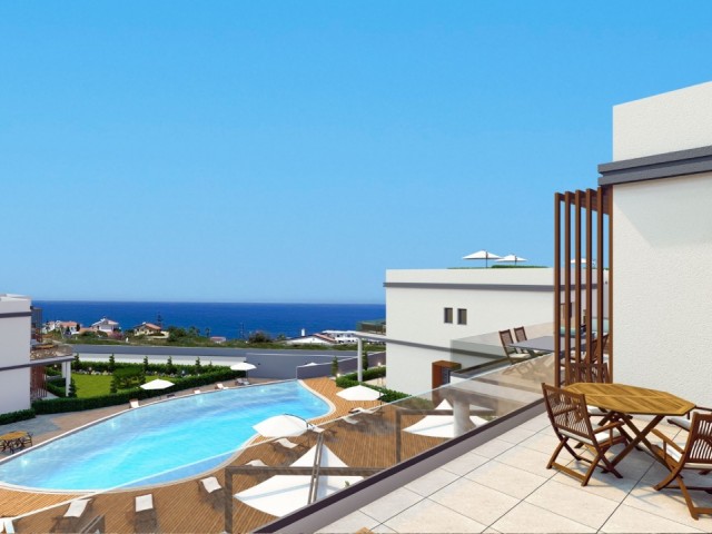 1+1 Apartament For Sale In Vikingen Sunset. Esentepe. Sea View!