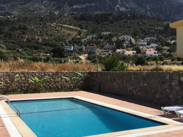 4+1 Villa for Rent with Private Pool in Karşıyaka, Kyrenia