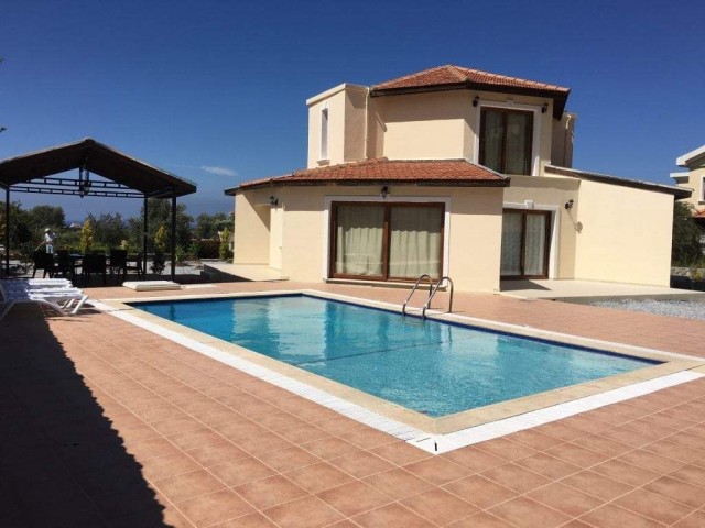 4+1 Villa for Rent with Private Pool in Karşıyaka, Kyrenia