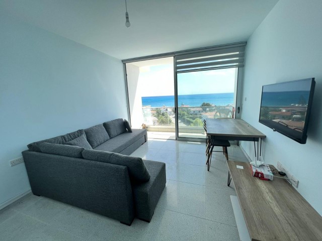 Abelia Residence İskele Boğaz Deniz Manzaralı Satılık Stüdyo Daire