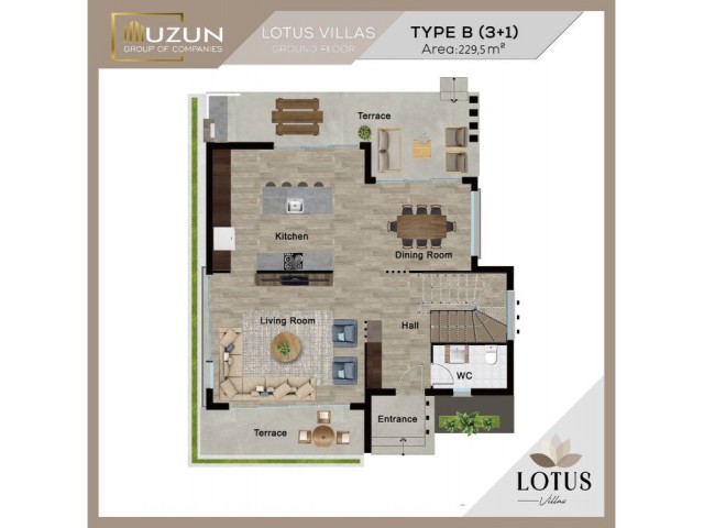 UZUN GROUP LOTUS TUZLA ВИЛЛЫ С ВОЗМОЖНОСТЬЮ ОПЛАТЫ НА 78 МЕСЯЦЕВ