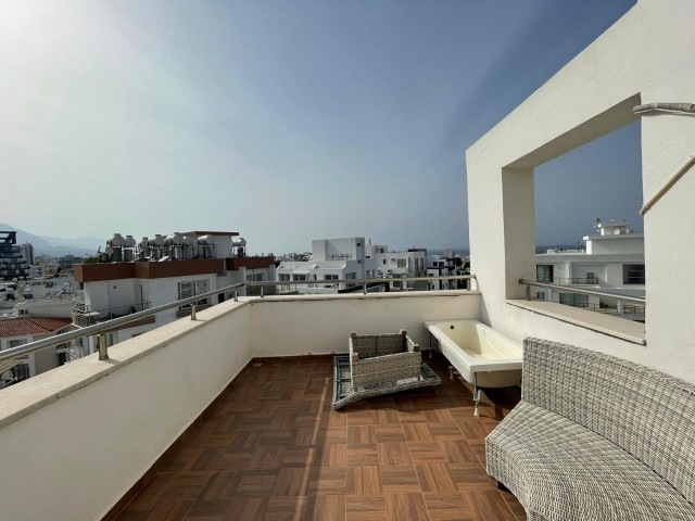 PENTHOUSE WITH A VIEW FOR SALE IN KYRENIA CENTER WITH ALL EXPENSES PAID!!!