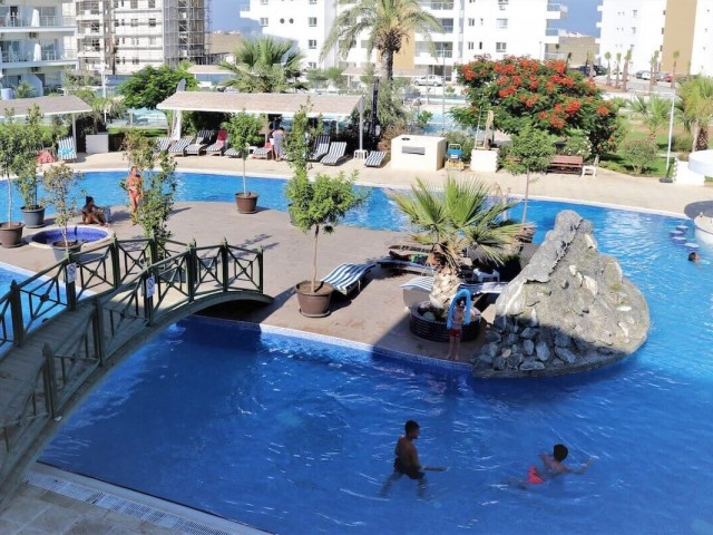 caesar resort ta muhteşem deniz ve havuz manzaralı full eşyalı nişli  1+0 daire 