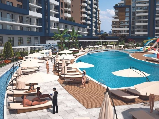 acil satış kelepir fiyat İskele, Long Beach full deniz manzarali, Riverside Life 1+0 Nisan 2024 Teslim