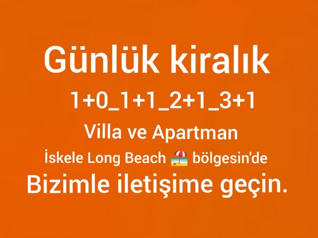 Flat Holiday Rental in Long Beach, Iskele