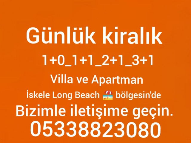 Flat Holiday Rental in Long Beach, Iskele