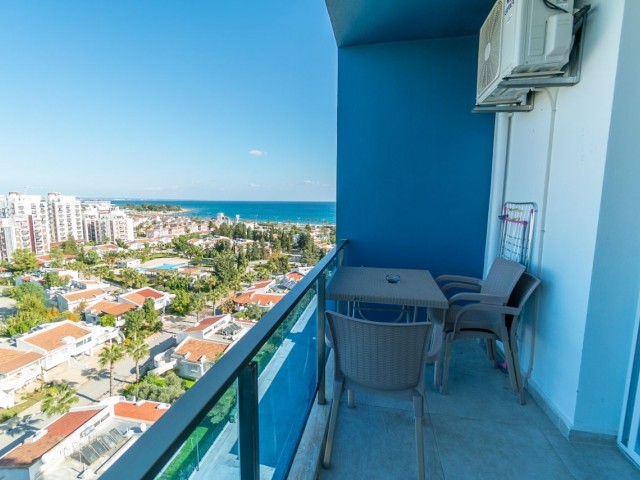 Iskele , long beach! For sale ready studio with sea view!