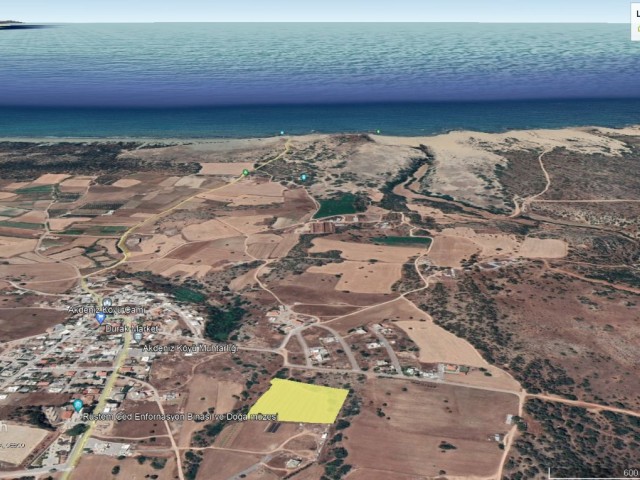 LAND FOR SALE OPEN FOR DEVELOPMENT IN KYRENIA MEDITERRANEAN REGION