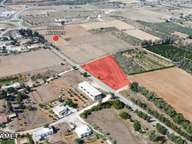 İSKELE ZİYAMET INVESTMENT OPPORTUNITY READY FOR CONSTRUCTION LAND ON KARPAZ MAIN ROAD 4891M² TOTAL