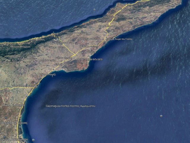 İSKELE BOĞAZTEPE NEXT TO ABELİA SITE 600 M FROM THE SEA 24 DECARE INVESTMENT OPPORTUNITY FIELD 