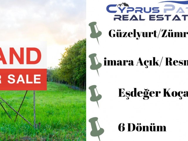 Güzelyurt Zümrütköy Investment Opportunity 6 acres