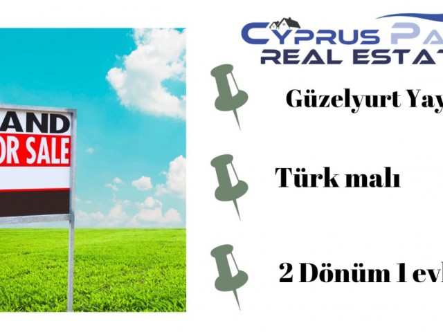 Güzelyurt-Yayla Denize 1 km Türk malı tarla