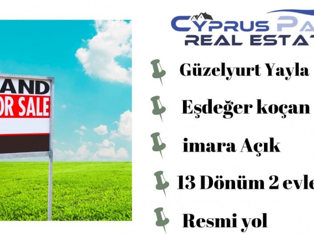 Residential Zoned Plot For Sale in Yayla, Guzelyurt