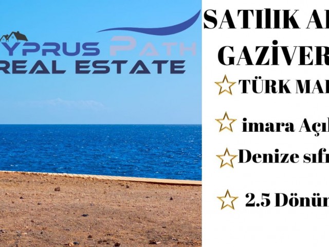 2.5 decare plot of land open to construction by the sea in Lefke Gaziveren region