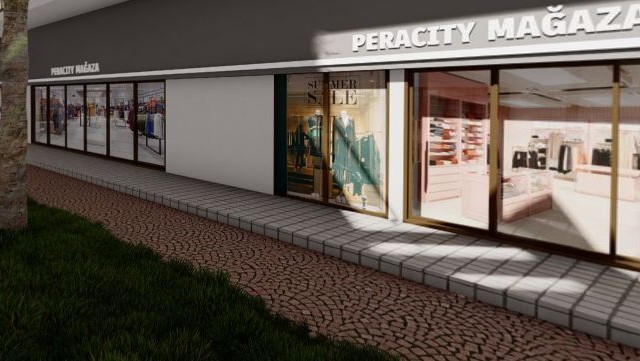 Mağusa Merkez PeraCity Residance Satılık Dükkan