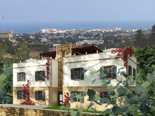 Große Gelegenheit genießen Sie die Natur und die einzigartige Aussicht mit herrlichen Blick, Märchenhäuser zum Verkauf in Kyrenia Edremit. Und Kyrenia ist nur 10 Minuten vom Zentrum entfernt. ** 