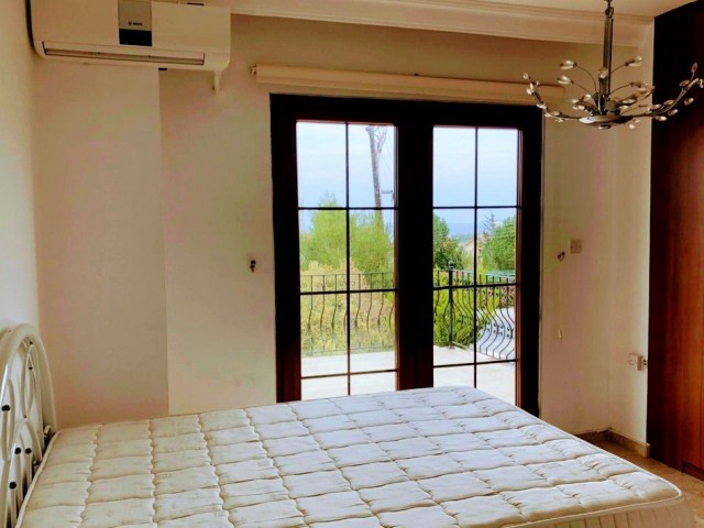 Our villa with a view of 4 + 1 on the Main Road in Çatalköy is for sale ** 