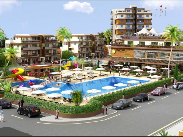 Long Beach İskele'de Çok Özel Bir Sitede, Havuz Manzaralı, Residence Hizmeti veren, Yüksek Kira getirisi olan, taşınmaya hazır, Geniş Balkonlu Fırsat Studio Daire satılıktır.