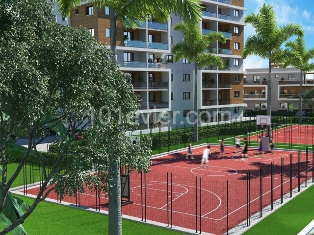 İskele Long Beach Bölgesinde Elite bir Projede kolay Ödeme Koşulları ile Daire Sahip Olamanın Tam Zamanı